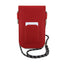 Hello Kitty Leather Hiding Kitty Cord – telefono krepšys per petį (raudonas)