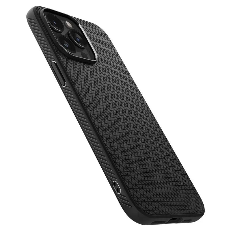 Spigen Liquid Air – dėklas, skirtas iPhone 15 Pro (Matte Black)