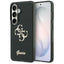 Guess IML Big Metal 4G Script – dėklas Samsung Galaxy S26 telefonui (juodas)