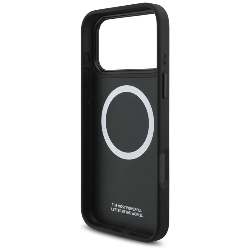 BMW M Perforated Stripe Logo MagSafe - iPhone 17 Pro Max dėklas (mėlynas)