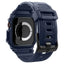 Spigen Rugged Armor Pro – dirželis su dėklu Apple Watch 10 46 mm (tamsiai mėlynas)