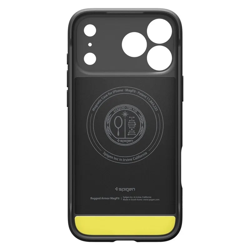 Spigen Rugged Armor Mag MagSafe – dėklas iPhone 17 Pro Max (matinė juoda)