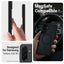 Crong Hybrid Matte Magnetic – MagSafe dėklas Samsung Galaxy A37 / A36 (juodas)