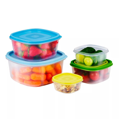 Maisto laikymo dėžučių rinkinys, įvairių dydžių, 5 vnt. 871125225605