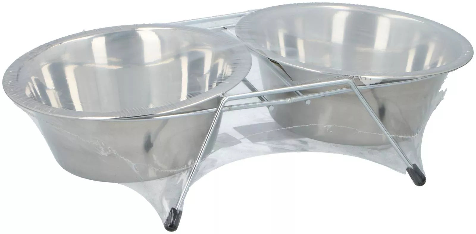 PET TREATMENT dviguba šuns dubenėlių stotelė, 2 × 550 ml, 34 × 16,5 × 8,5 cm, 871125238938