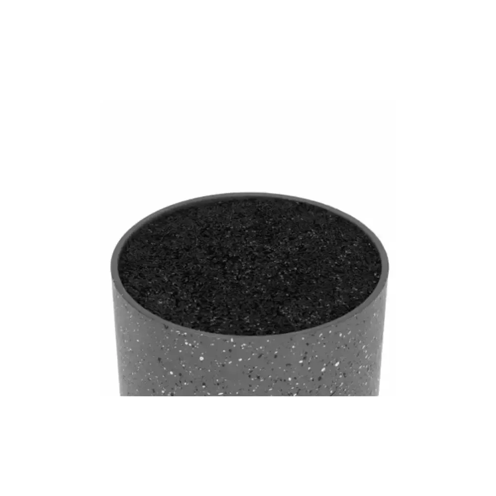 KINGHoff peilių stovas, pilkas marmurinis, 11 × 22 cm KH-1249