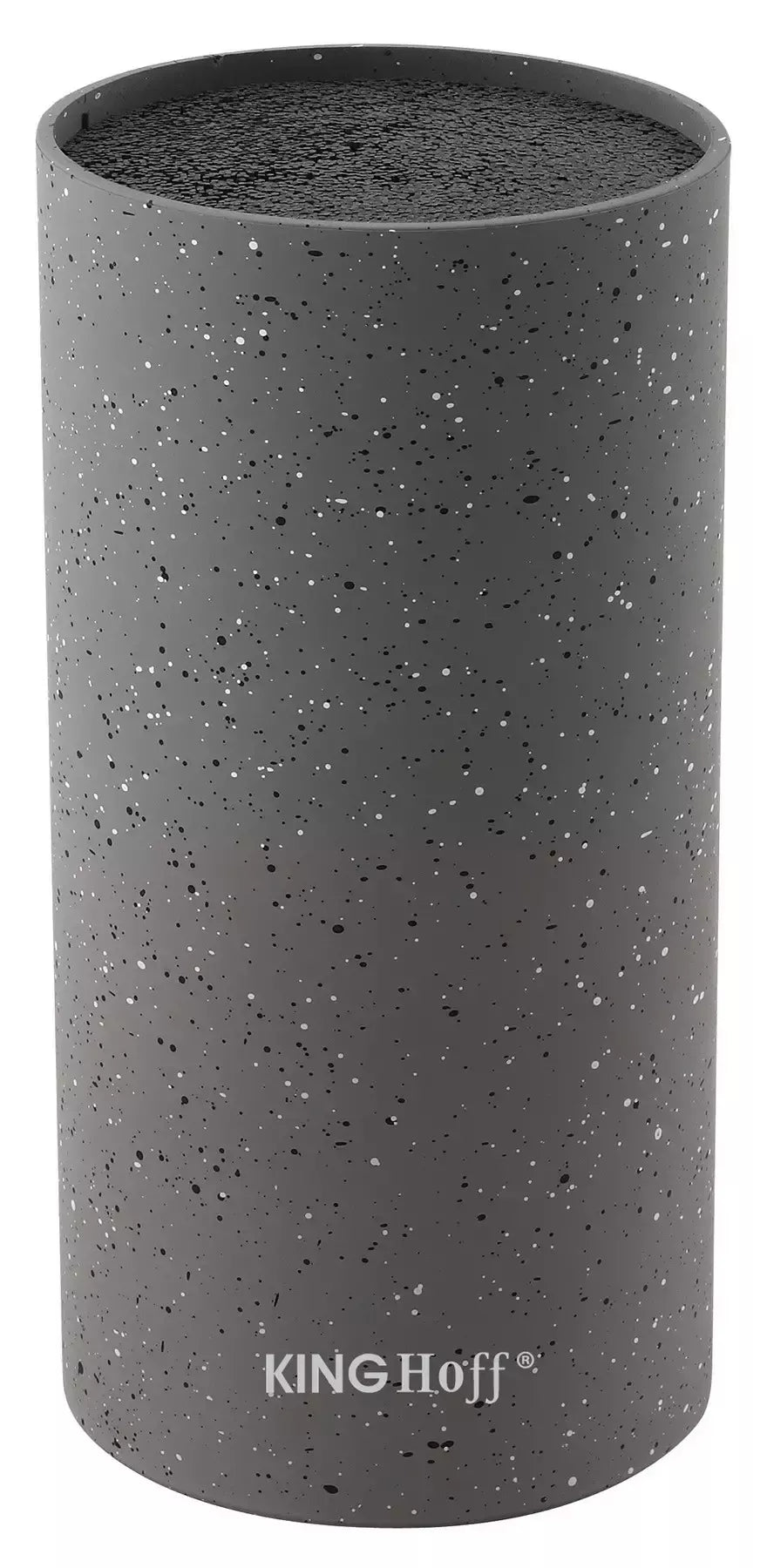 KINGHoff peilių stovas, pilkas marmurinis, 11 × 22 cm KH-1249