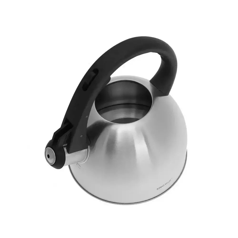 KINGHoff nerūdijančio plieno virdulys su švilpuku, 2 l, sidabrinis KH-3324
