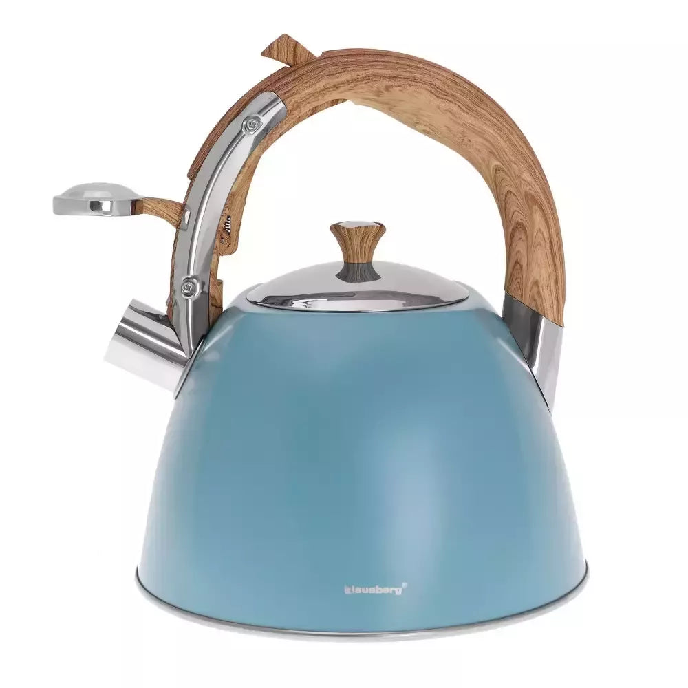 Klausberg nerūdijančio plieno virdulys su švilpuku, 3 l, turkio KB-7499