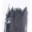 KINZO kabelių dirželis, 2,5 × 100 mm, juodas, 871125272104