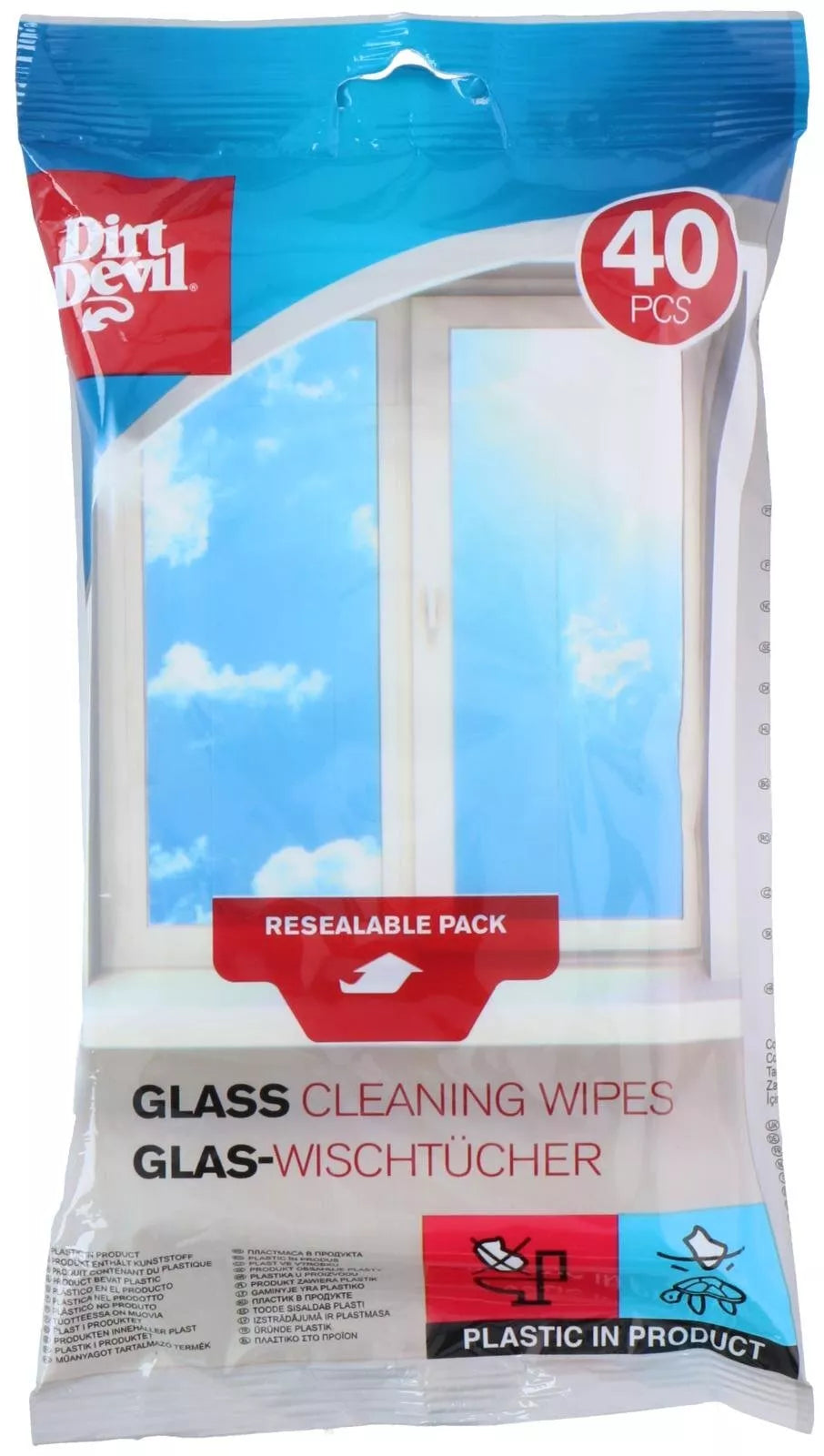 Dirt Devil stiklo valymo servetėlės 18 × 20 cm 871125249559