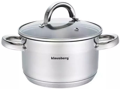 Klausberg nerūdijančio plieno puodas, 2,6 l, Ø18 cm KB-7123