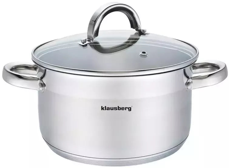 Klausberg nerūdijančio plieno puodas, 3,5 l, Ø20 cm KB-7124