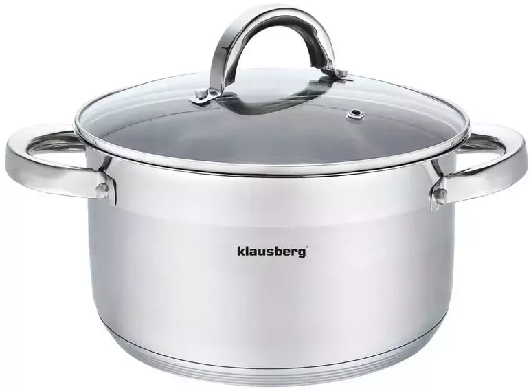 Klausberg nerūdijančio plieno puodas, 4,6 l, Ø22 cm KB-7125