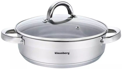 Klausberg nerūdijančio plieno puodas, 3,5 l, Ø24 cm KB-7172