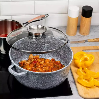 Klausberg aliumininis puodas su dangčiu, 3,3 l, Ø22 cm KB-7521