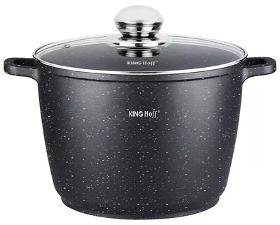 KINGHoff marmurinis puodas su dangčiu, 6,2 l, Ø24 cm KH-1598