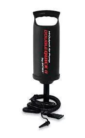 Rankinė pompa su 3 antgaliais 36cm juoda