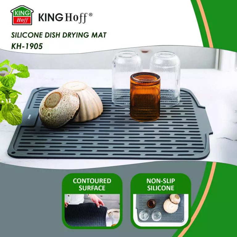 Kinghoff silikoninis indų džiovinimo kilimėlis 46 × 40 cm KH-1905