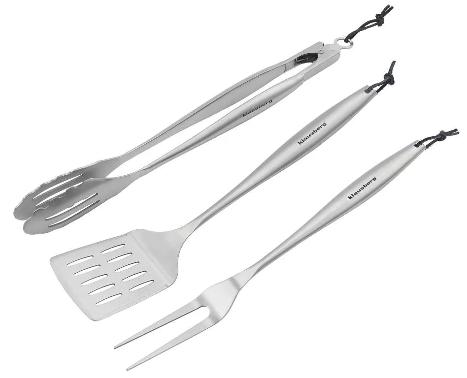 Klausberg grilio įrankių rinkinys, 3 dalių, nerūdijantis plienas KB-7900