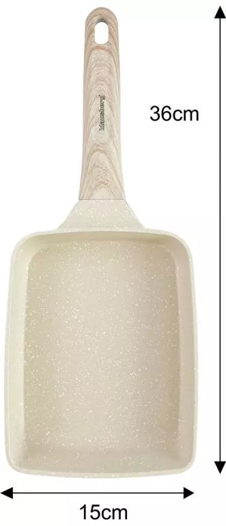 Klausberg stačiakampė keptuvė su marmuro danga 36 × 15 × 4 cm KB-7815