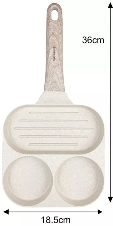 Keptuvė su neprisvylančia danga ir 3 sekcijomis KB-7818