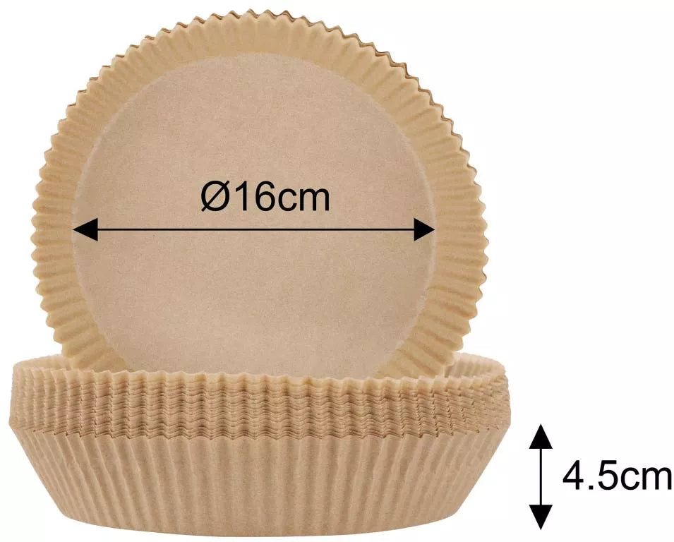 Klausberg kepimo popierius karšto oro gruzdintuvei Ø16 cm, 100 vnt. KB-7779