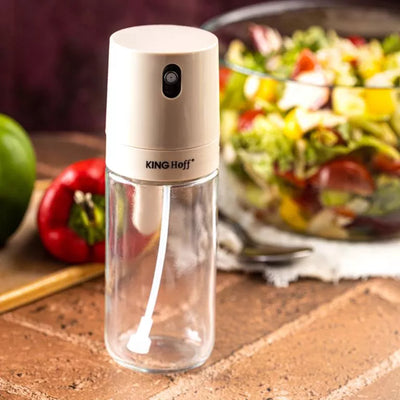 Kinghoff aliejaus ir acto purkštuvas 250 ml stiklinis KH-2005