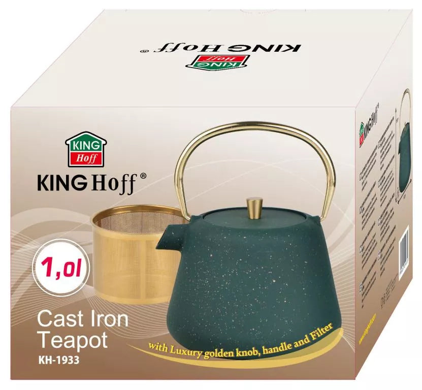 Kinghoff ketaus arbatinukas su sieteliu 1 l KH-1933