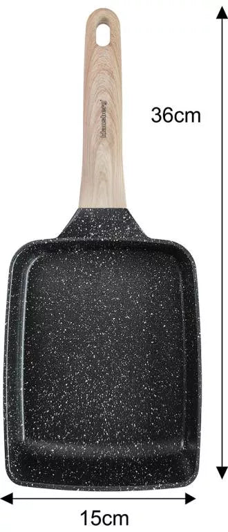 Klausberg stačiakampė keptuvė su marmuro danga 36 × 15 × 4 cm KB-7813