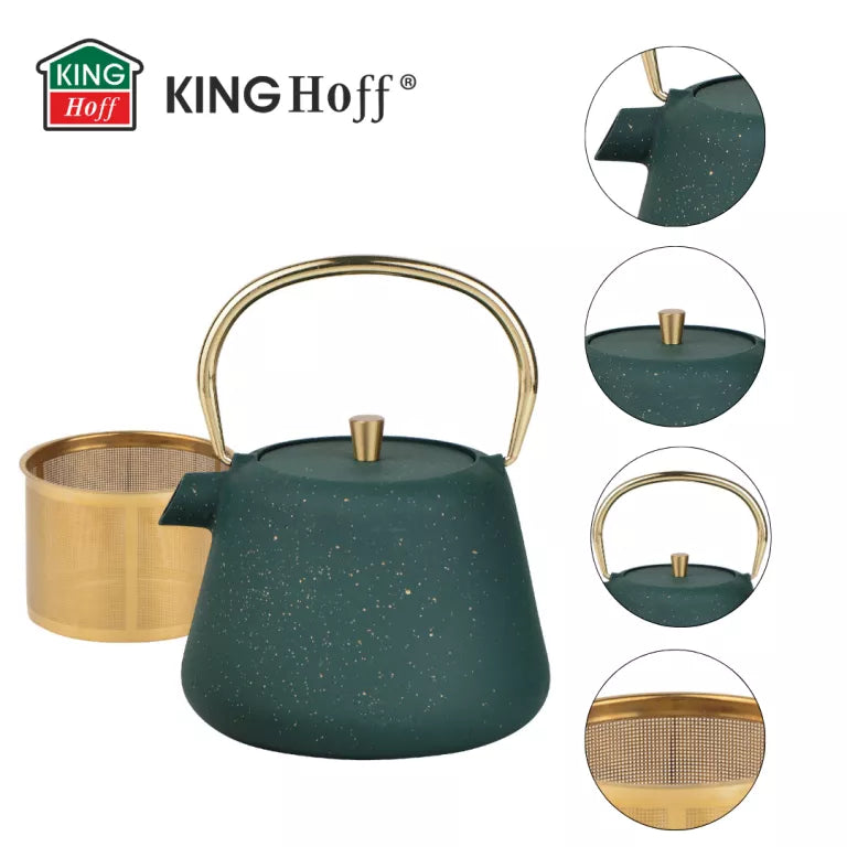 Kinghoff ketaus arbatinukas su sieteliu 1 l KH-1933