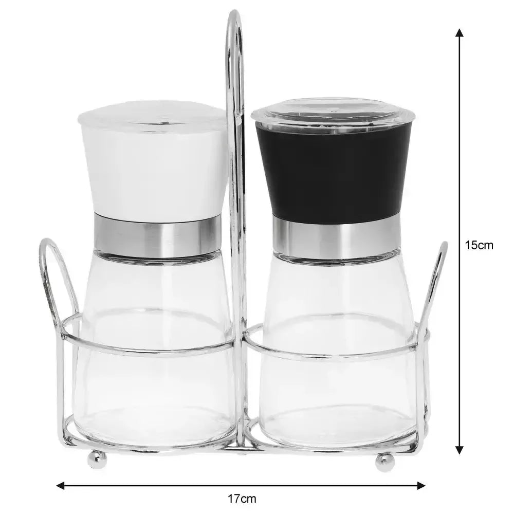 Klausberg druskos ir pipirų malūnėlių rinkinys 160 ml KB-7433