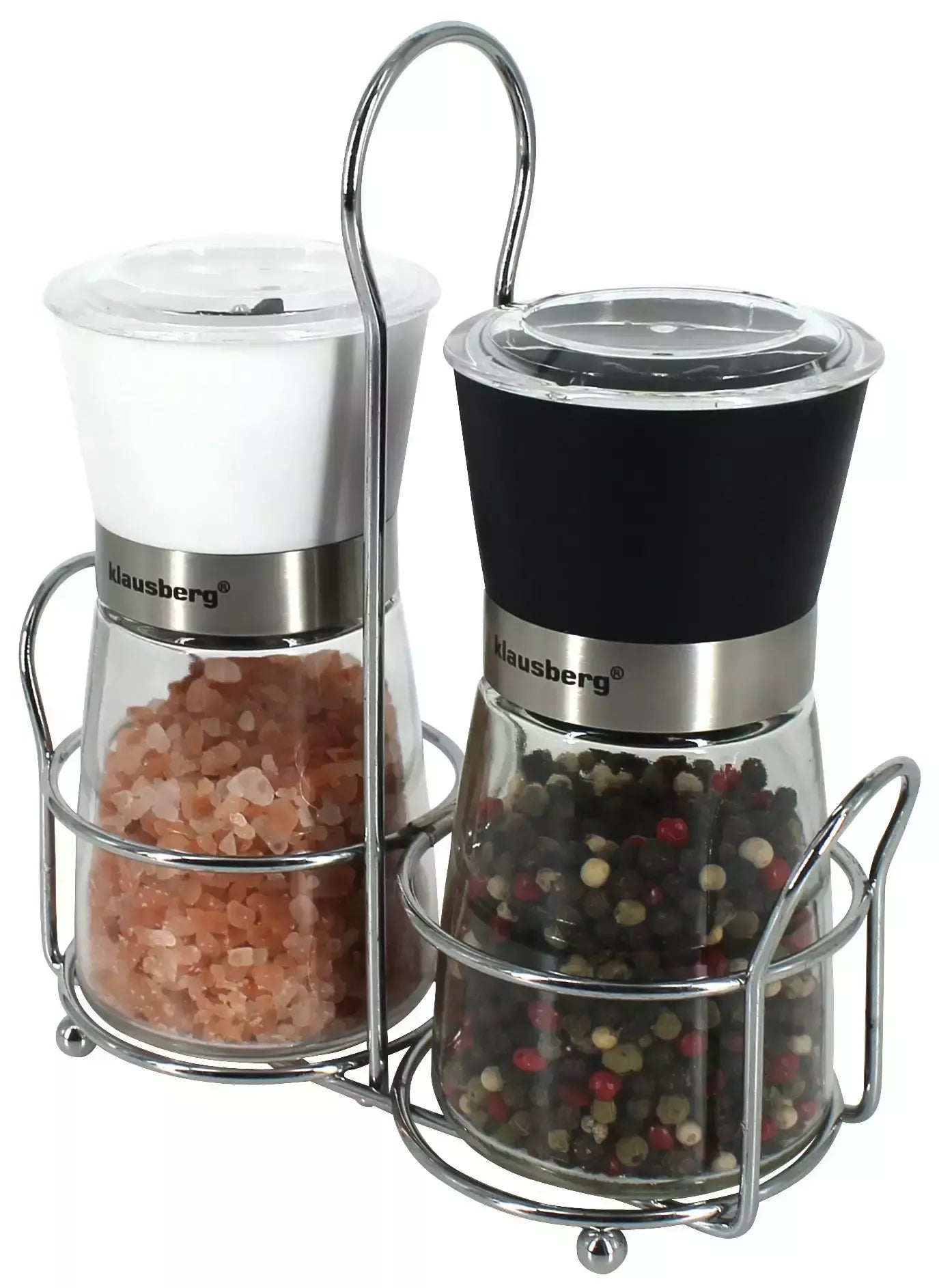 Klausberg druskos ir pipirų malūnėlių rinkinys 160 ml KB-7433