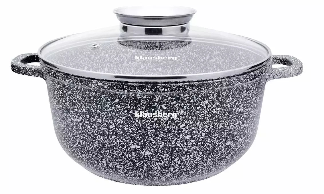 Klausberg aliumininis puodas su dangčiu, 3,3 l, Ø22 cm KB-7521