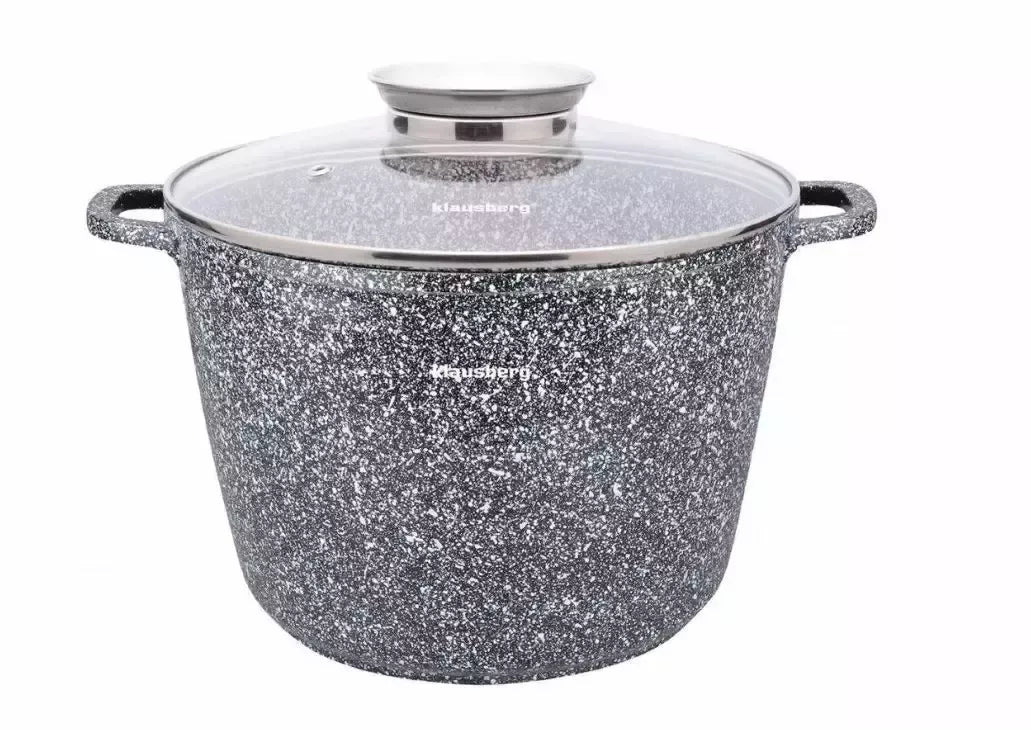 Klausberg aliuminio puodas su dangčiu Ø24 cm 6,2 l KB-7525