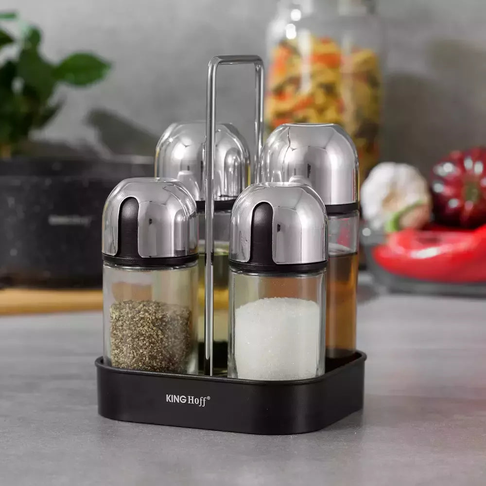 KINGHoff prieskoninių rinkinys su stovu, 5 dalių KH-1647