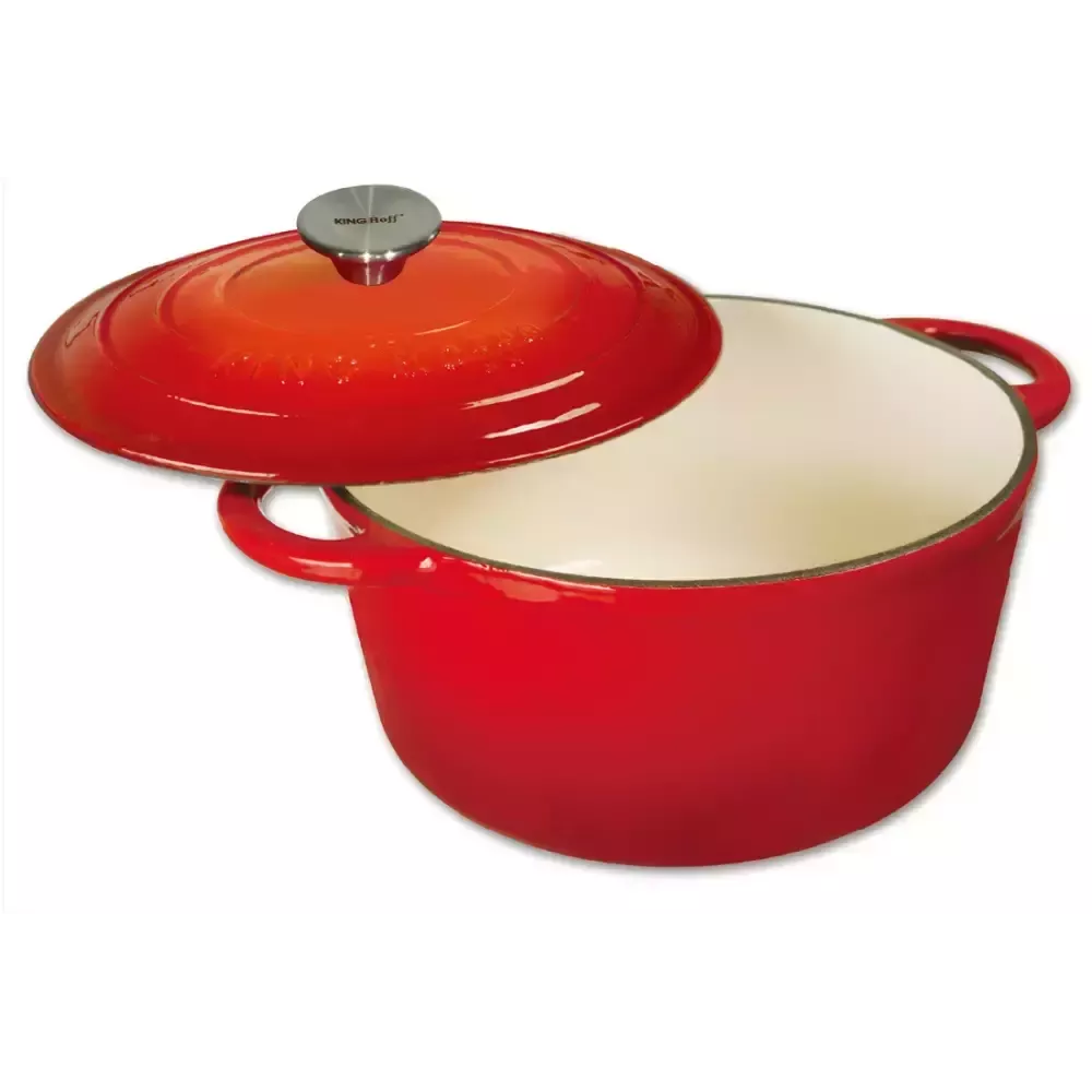 Kinghoff ketaus puodas raudonas Ø21 cm 2,4 l KH-1614