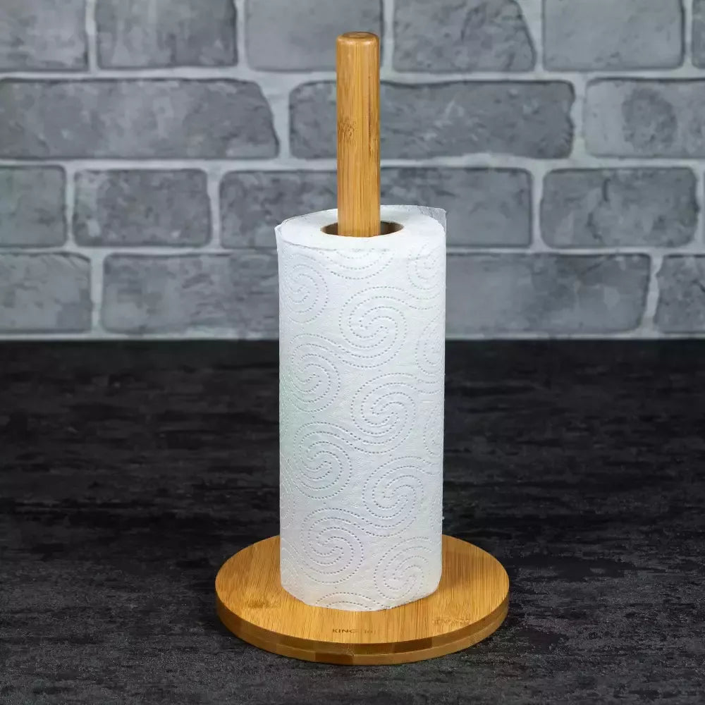 KINGHoff bambukinis popierinių rankšluosčių laikiklis KH-1688