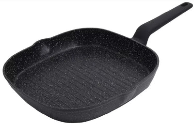 Aliumininė keptuvė su marmurine danga, Ø28 cm, juoda KB-7662