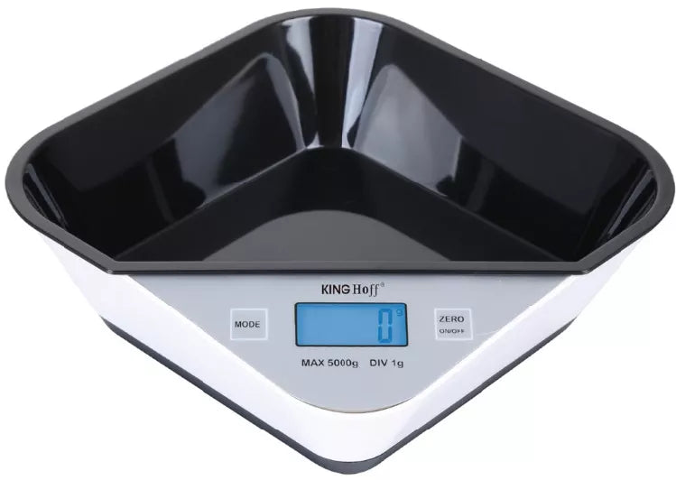 Kinghoff virtuvinės svarstyklės su dubeniu 0,8 l KH-1826
