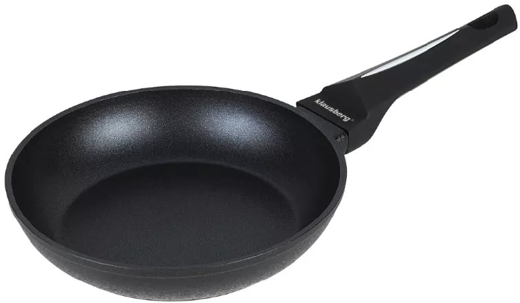 Aliumininė keptuvė su marmurine danga, Ø24 cm, juoda KB-7689