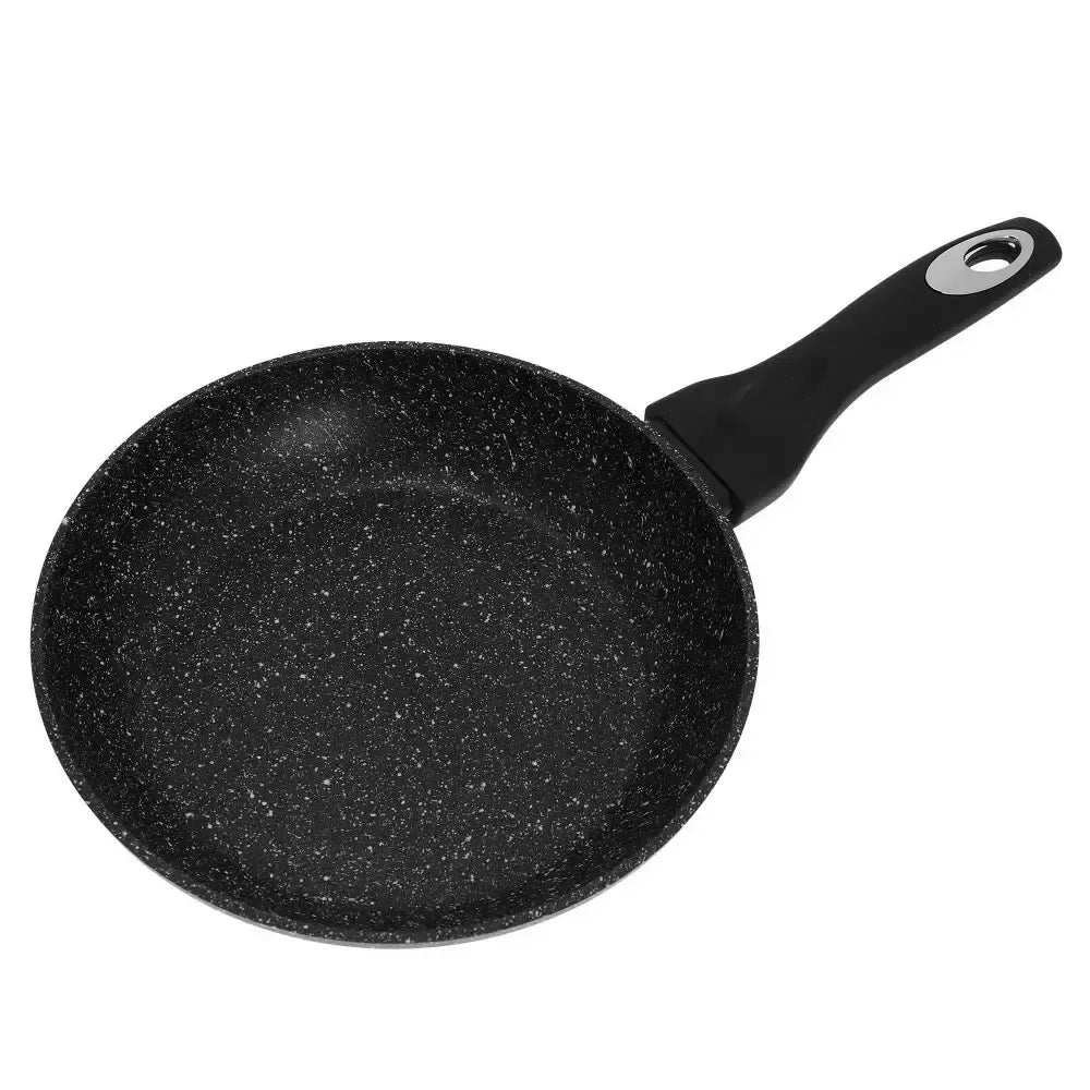 Aliumininė keptuvė su marmurine danga ir dangčiu, Ø22 cm, pilka KB-7038