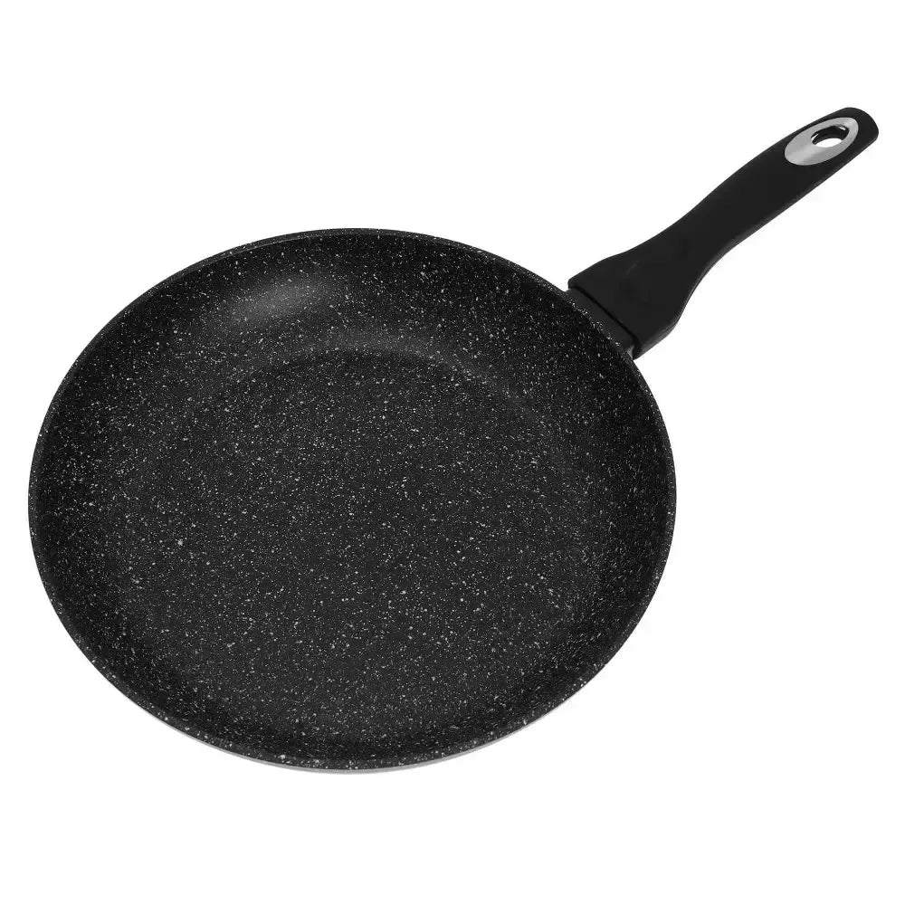 Aliumininė keptuvė su marmurine danga ir dangčiu, Ø28 cm, pilka KB-7041