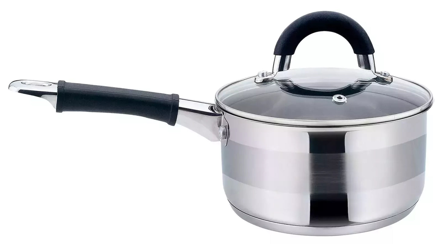 KINGHoff nerūdijančio plieno puodas su dangčiu, 0,5 l, Ø12 cm KH-1253