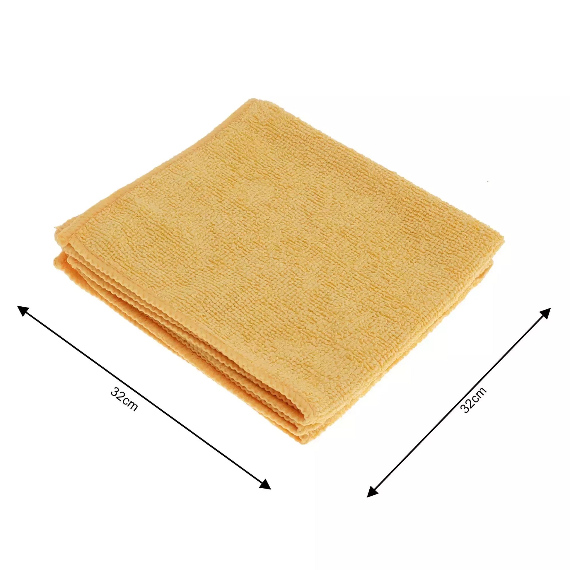 Kinghoff mikropluošto šluostės geltonos 32 × 32 cm 2 vnt. KH-2112