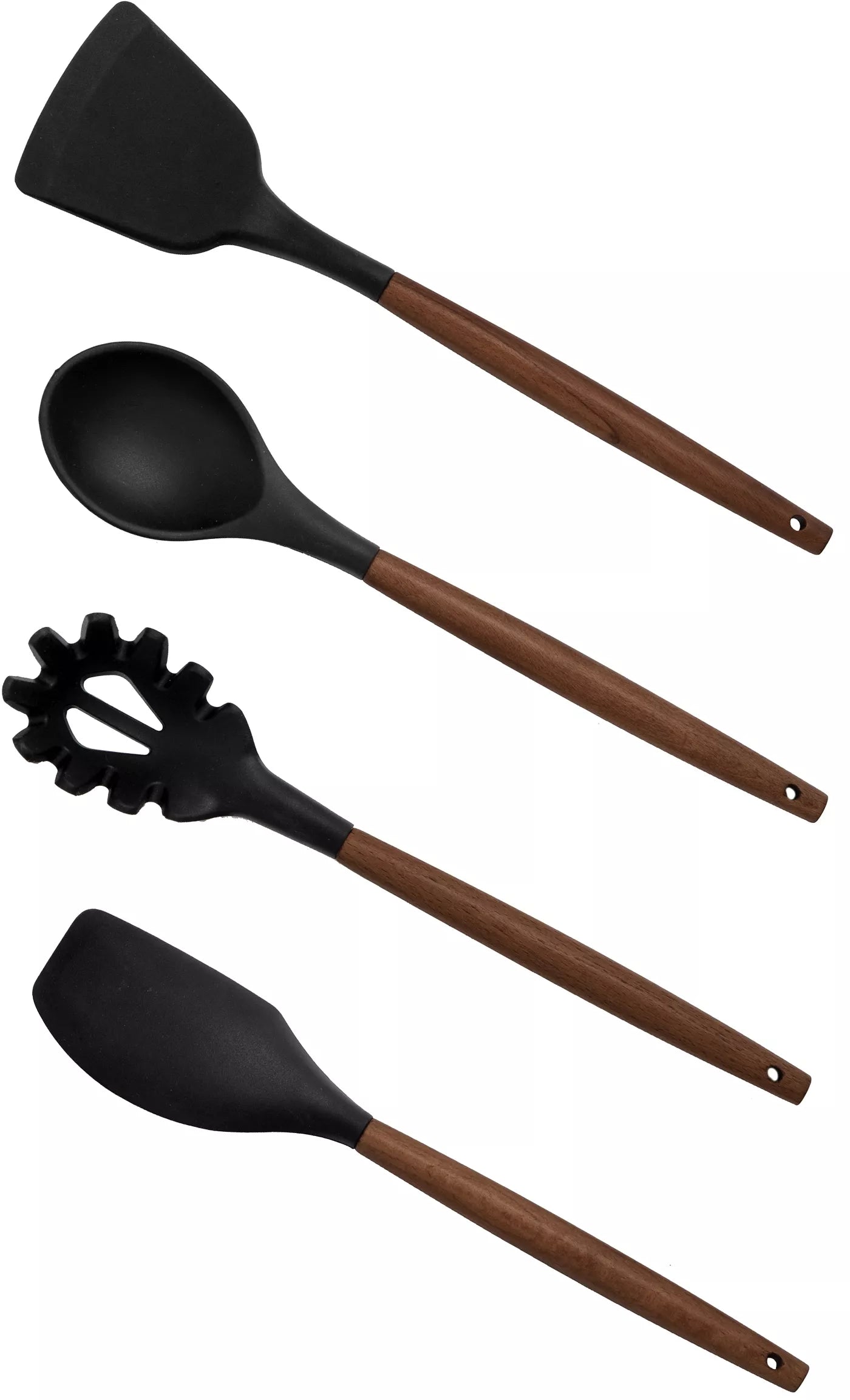 CS Kochsysteme SOLTAU virtuvinių peilių ir įrankių rinkinys su mediniu stovu, 12 dalių