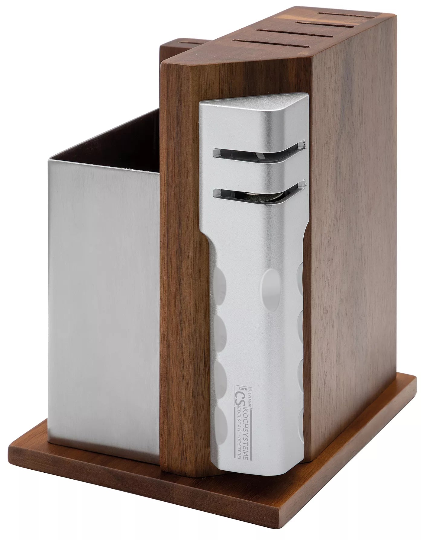 CS Kochsysteme SOLTAU virtuvinių peilių ir įrankių rinkinys su mediniu stovu, 12 dalių