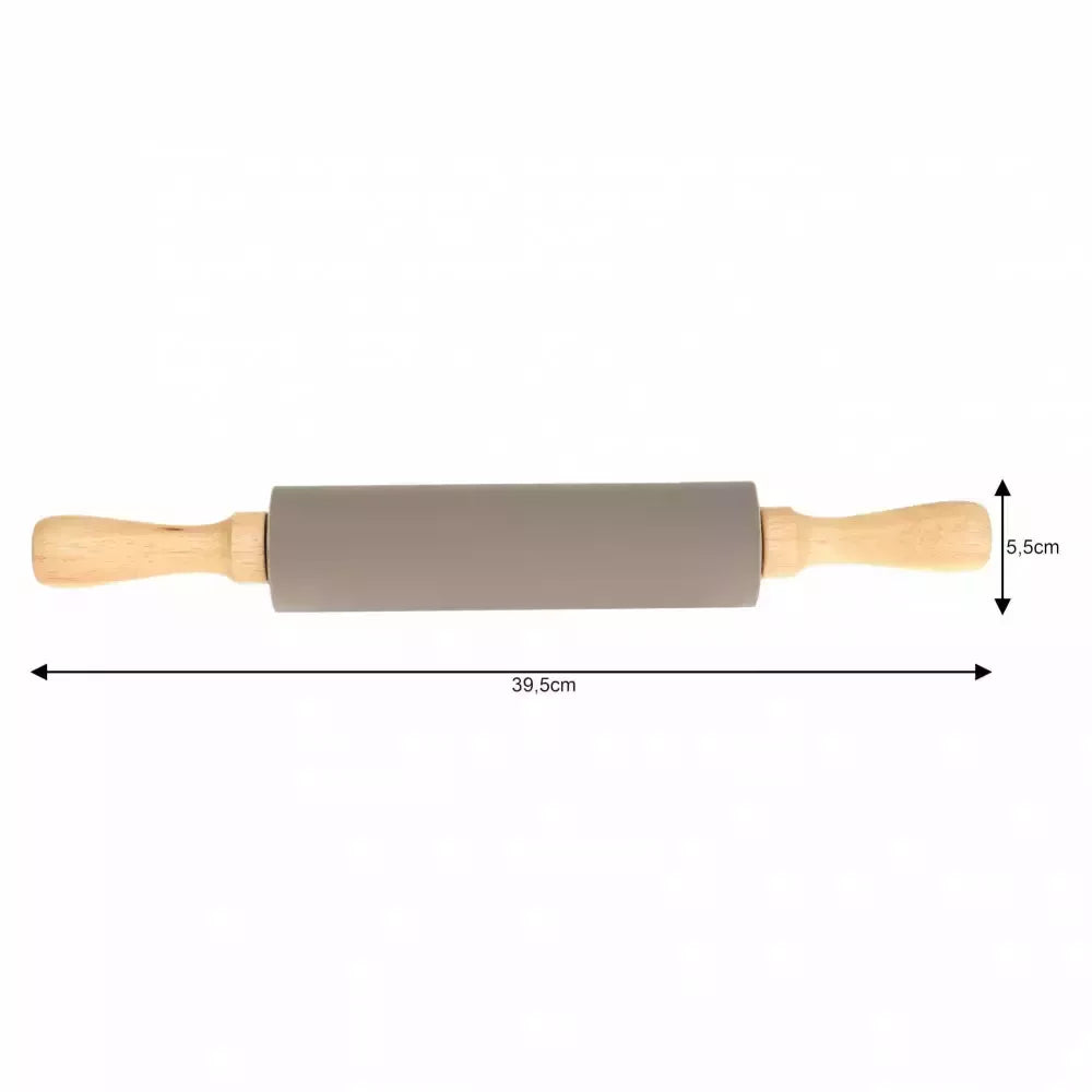 Kinghoff silikoninis kočėlas pilkas 39,5 × 5 × 5 cm KH-1628