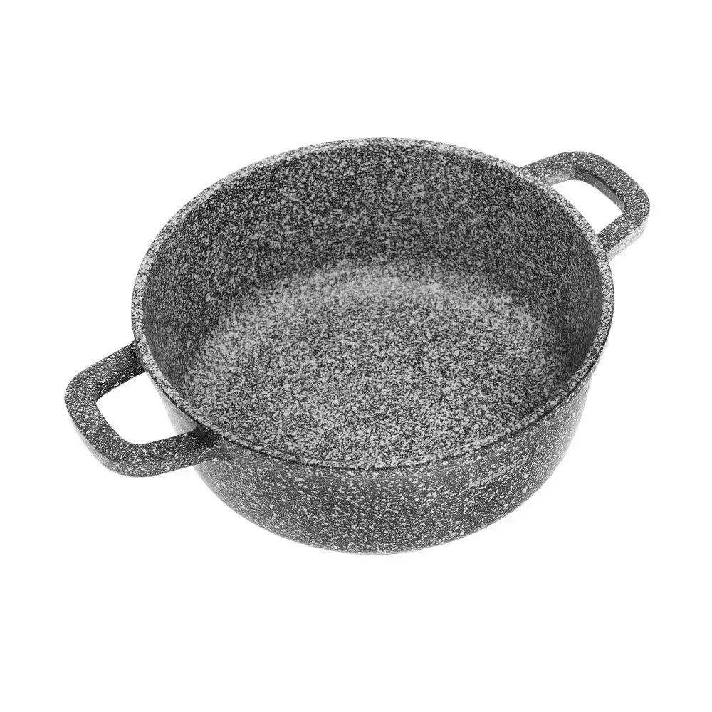 Klausberg puodų rinkinys 6 dalių pilkas marmuro efekto Ø20 / 24 / 28 cm KB-7533