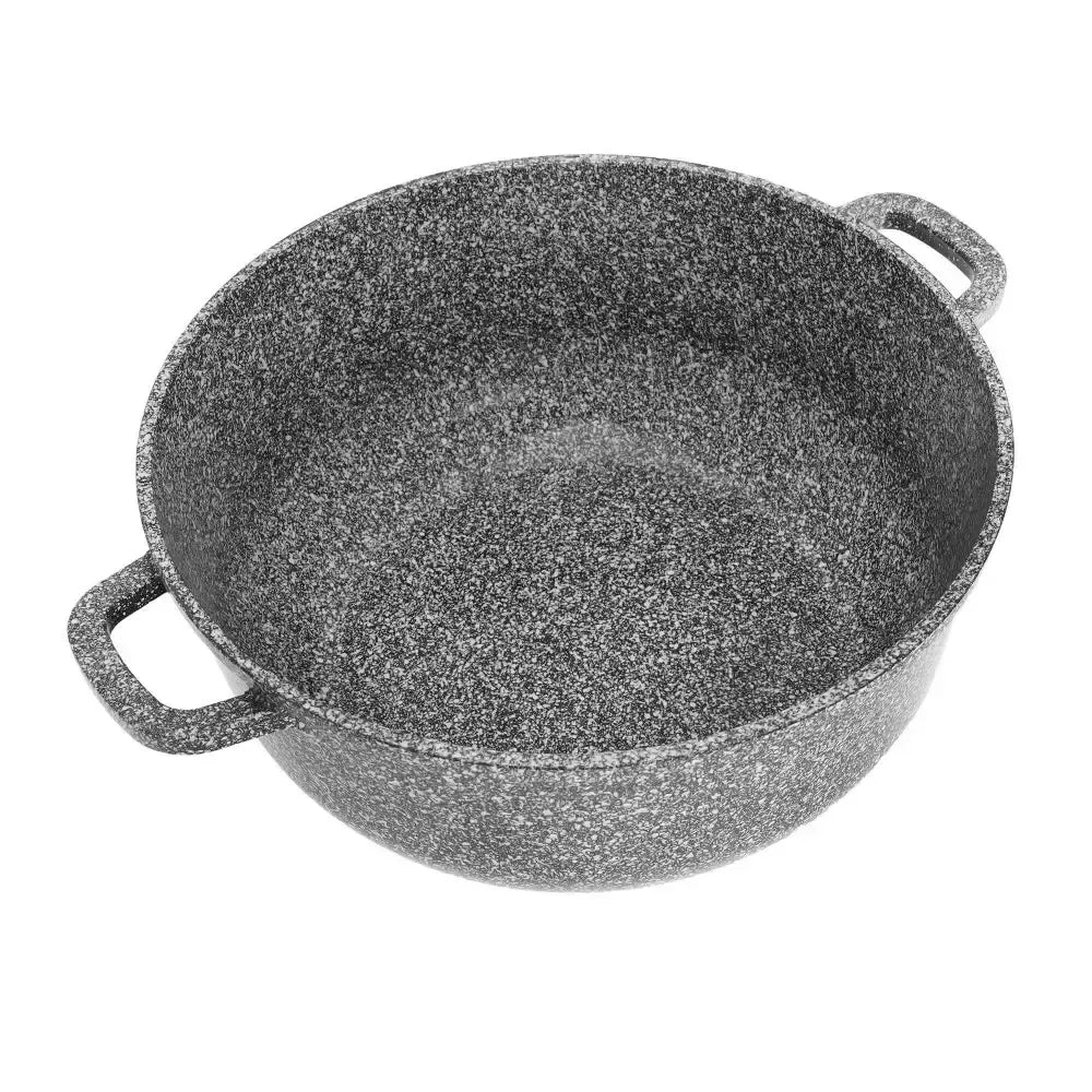 Klausberg puodų rinkinys 6 dalių pilkas marmuro efekto Ø20 / 24 / 28 cm KB-7533